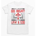 Christian Lawyer Attorney Law Student Graduation Exam Unisex T-Shirt