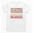 Christmas Lights Nostalgia – Holiday Memory Christmas Spirit Premium Tri-Blend Unisex T-Shirt