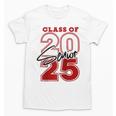 Class Of 2025 Senior 2025 Graduation Red Raglan Baseball Tee Unisex T-Shirt