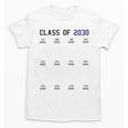 Class Of 2030 Graduation T-Shirt With Space For Handprints Unisex T-Shirt