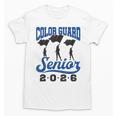 Color Guard Senior 2026 Flags Marching Band Graduation Grad Unisex T-Shirt