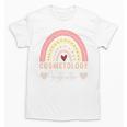 Cosmetology Instructor Cosmetologist Graduation Rainbow Unisex T-Shirt