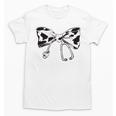 Cow Print Bow And Stethoscope Nurse RN Graduation Coquette Unisex T-Shirt