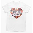 Cute Just A Girl Who Loves Books Heart Shape Reader Unisex T-Shirt