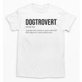 Dogtrovert Definition Dog Lover Introvert Women Men Unisex T-Shirt