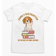 Easily Distracted By Beagles And Books Beagle Dog Unisex T-Shirt