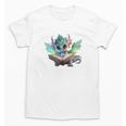 Easily Distracted By Dragon And Books Introvert Shirt Unisex T-Shirt