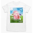 Frutiger Aero Aesthetic Tech Kawaii Strawberry Milk Fishes Raglan Baseball Tee Unisex T-Shirt Frutiger Aero Aesthetic Tech Kawaii Strawberry Milk Fishes Raglan Baseball Tee Unisex T-Shirt