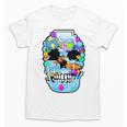 Frutiger Aero Aesthetic Tech Skull Computer Fishes Unisex T-Shirt