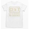 Gen X Lots Of Memories No Evidence Retro Nostalgia Premium Tri-Blend Unisex T-Shirt