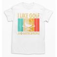 I Like Golf And Maybe 3 People Introvert Raglan Baseball Tee Unisex T-Shirt I Like Golf And Maybe 3 People Introvert Raglan Baseball Tee Unisex T-Shirt