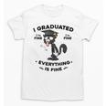 I Graduated Graduate Class 2025 Cat Graduation Unisex T-Shirt