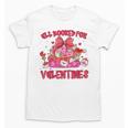 Groovy All Booked For Valentines Books Pink Coquette Bow Unisex T-Shirt