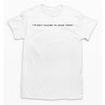 I'm Only Talking To Jesus Today Christian Introvert Unisex T-Shirt