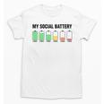 Introvert Cute My Social Battery Unisex T-Shirt