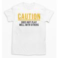 Introverted Does Not Play Well Competitive Athletic Unisex T-Shirt Introverted Does Not Play Well Competitive Athletic Unisex T-Shirt
