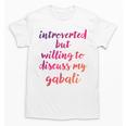 Introverted Willing To Discuss Gabali Introvert Unisex T-Shirt Introverted Willing To Discuss Gabali Introvert Unisex T-Shirt