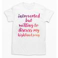 Introverted Willing To Discuss Highland Pony Introvert Unisex T-Shirt Introverted Willing To Discuss Highland Pony Introvert Unisex T-Shirt