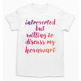 Introverted Willing To Discuss Hovawart Introvert Unisex T-Shirt Introverted Willing To Discuss Hovawart Introvert Unisex T-Shirt