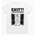 Irony Sarcasm Introvert Dry Humor Cartoon Comic Geek Nerd Unisex T-Shirt