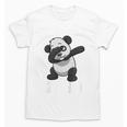 Kids Class Of 2030 Shirt Graduation Dabbing Panda Shirt Unisex T-Shirt