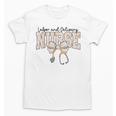 Labor And Delivery Nurse Stethoscope Coquette Bow Graduation Unisex T-Shirt