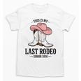 This Is My Last Rodeo Senior 2026 Cowgirl Graduation Unisex T-Shirt