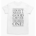 Law School Parents Quote Lawyer Graduation Raglan Baseball Tee Unisex T-Shirt