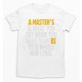 Master Degree When You Take Bs To New Level Graduation Premium Unisex T-Shirt