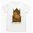 Medieval Cat Sarcastic Queen Lazy King Introvert Kitty Unisex T-Shirt