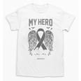 Melanoma Skin Cancer Hero Angel Memory Support Family Unisex T-Shirt Melanoma Skin Cancer Hero Angel Memory Support Family Unisex T-Shirt