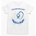 In Memory Of Great Grandpa Colon Cancer Awareness Memorial Raglan Baseball Tee Unisex T-Shirt