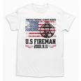In Memory And Honor Of Firefighters Remembering 911 Unisex T-Shirt
