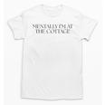 Mentally I'm At The Cottage Bookish Romance Book Lover Unisex T-Shirt