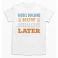 Model Building Now Minimal Socializing Introvert Vintage Unisex T-Shirt Model Building Now Minimal Socializing Introvert Vintage Unisex T-Shirt