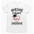 Nursing School Survivor Women Graduation RN Gift Shirt Unisex T-Shirt