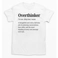 Overthinker Definition Anxiety Introvert Personality Premium Tri-Blend Unisex T-Shirt