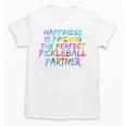 Pickleball Saying Introvert Pickleball Game Partner Unisex T-Shirt