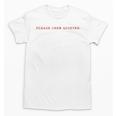 Please Chew Quieter Sarcastic Quote Introvert Minimal Unisex T-Shirt