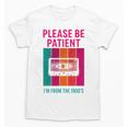 Please Be Patient I'm From The 1900s Retro Cassette Tape Premium Tri-Blend Unisex T-Shirt