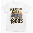 Please Be Patient I'm From The 1900s Retro Computer Raglan Baseball Tee Unisex T-Shirt Please Be Patient I'm From The 1900s Retro Computer Raglan Baseball Tee Unisex T-Shirt