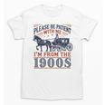 Please Be Patient With Me I'm From The 1900s Retro Nostalgic Premium Unisex T-Shirt