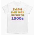 Please Slow Down I'm From The 1900s Retro Vintage 70 Premium Tri-Blend Unisex T-Shirt