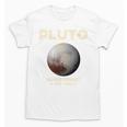 Pluto Never Forget 1930-2006 Planet Space Science Nostalgia Premium Tri-Blend Unisex T-Shirt