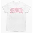 Preppy Varsity Pink Senior Graduation Unisex T-Shirt
