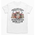 Proud Introverted Book Club Anti Social Reader Pet Cat Unisex T-Shirt