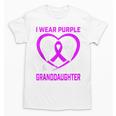 Purple In Memory Of Granddaughter Epilepsy Memorial Graphic Unisex T-Shirt Purple In Memory Of Granddaughter Epilepsy Memorial Graphic Unisex T-Shirt