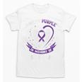 Purple In Memory Of My Sister In Law Alzheimers Dementia Unisex T-Shirt Purple In Memory Of My Sister In Law Alzheimers Dementia Unisex T-Shirt
