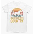 Raised On 90’s Country Horse Retro Nostalgia Western Music Unisex T-Shirt