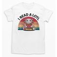 I Read Alotl Axolotl Retro Reading Books Lover Vintage Unisex T-Shirt I Read Alotl Axolotl Retro Reading Books Lover Vintage Unisex T-Shirt